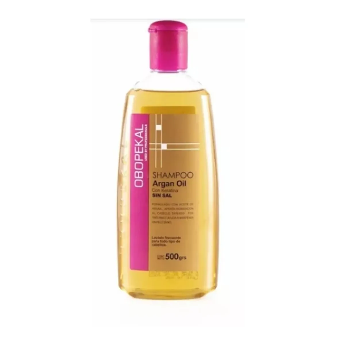 OBOPEKAL - Shampoo Argan Sin Sal Obopekal 500grs