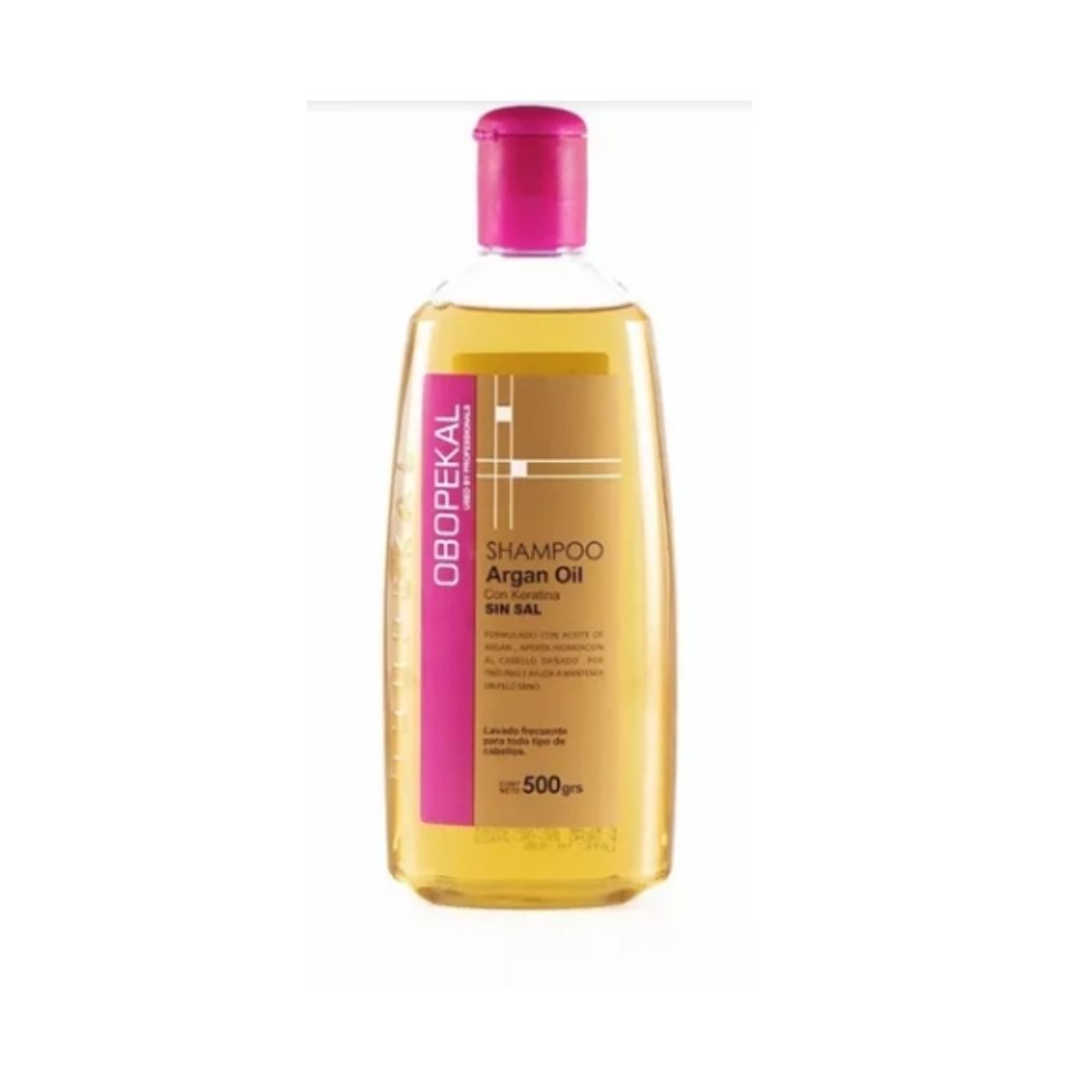 OBOPEKAL - Shampoo Argan Sin Sal Obopekal 500grs