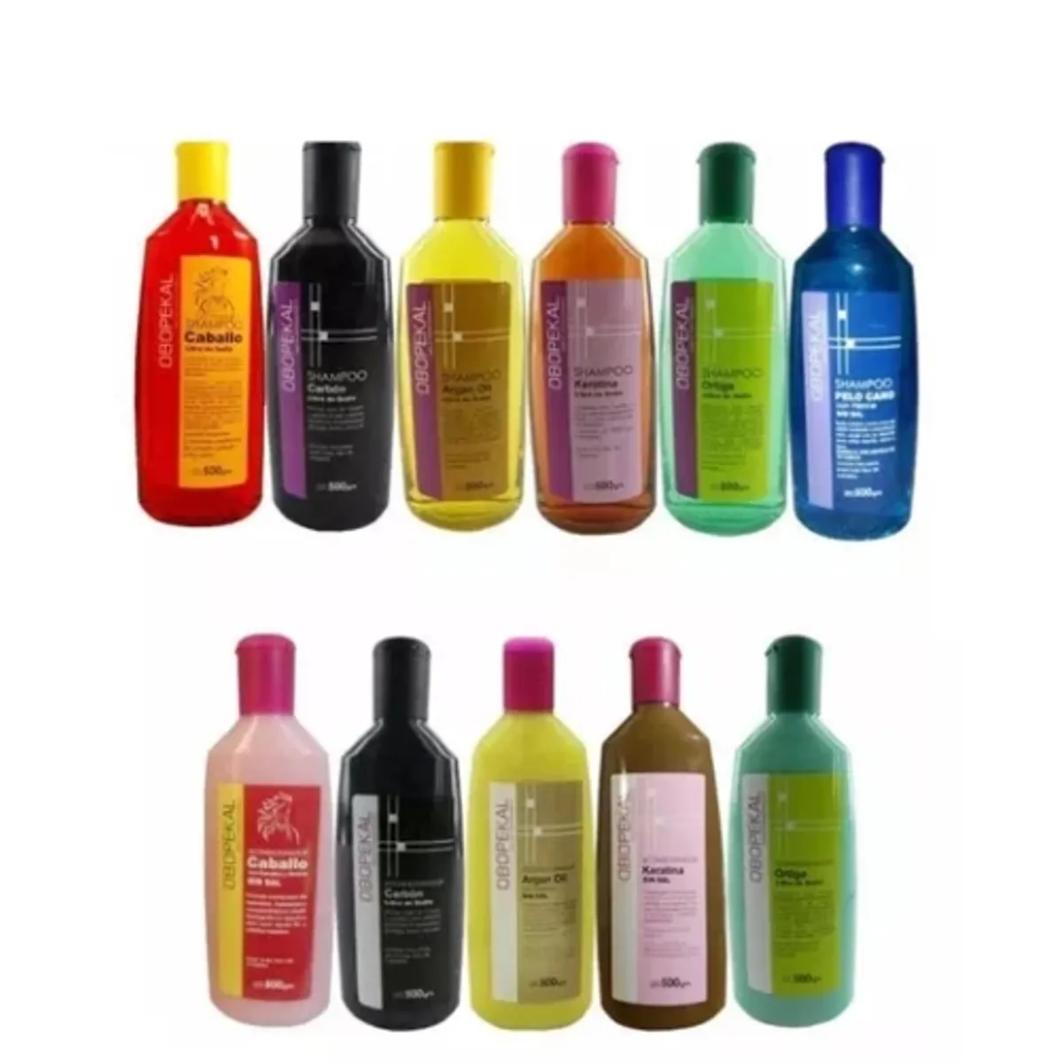 OBOPEKAL - Pack X 5 Shampoo Obopekal 500 Ml Surtidos