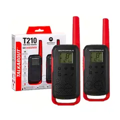 MOTOROLA - Intercomunidador Transceptor T210cl Talkabout Negro