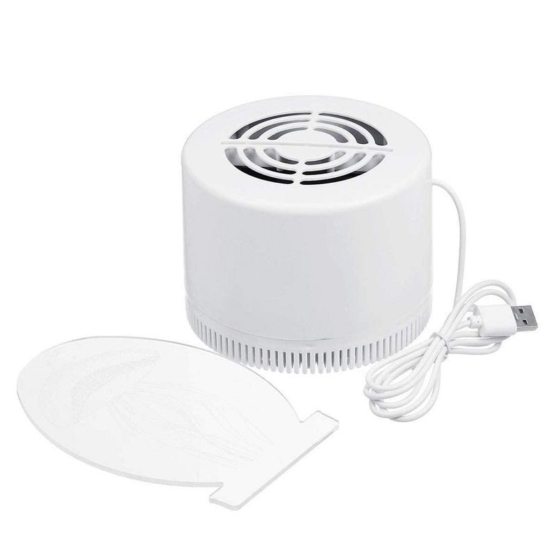 GENERICO - Lampara  3d Atrapa y Mata Insectos Mosquitos Zancudos, Led Usb