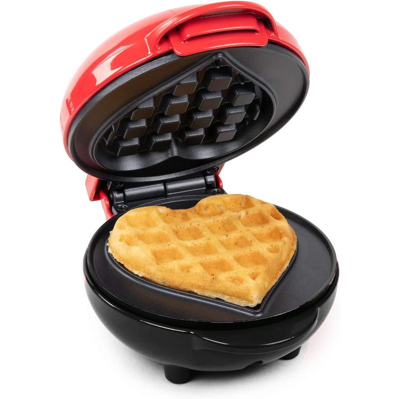 GENERICO - Mini Waflera Electrica Maquina Para Waffles Gofres Corazon