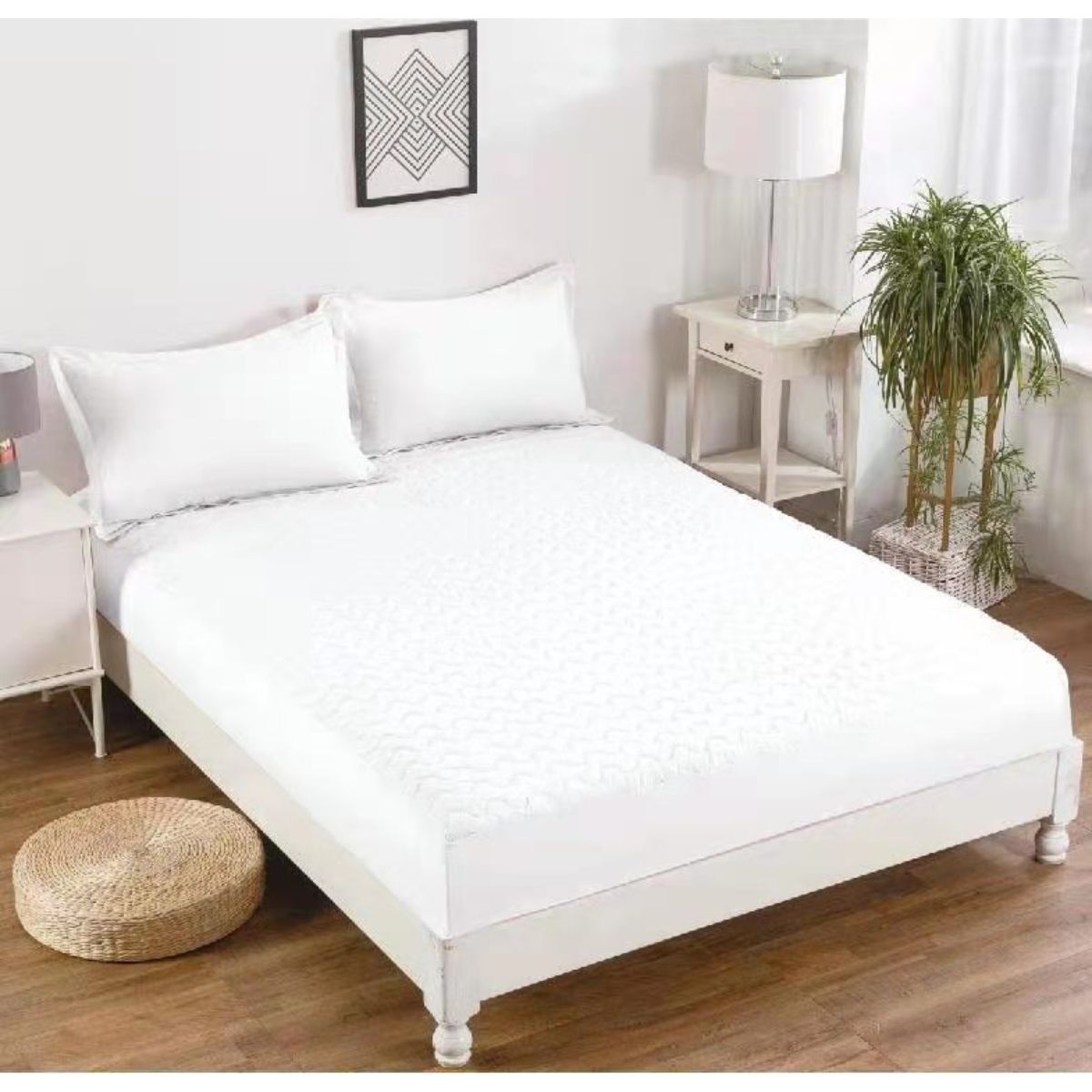 GENERICO - Cubrecolchón King 180X200 No Impermeable