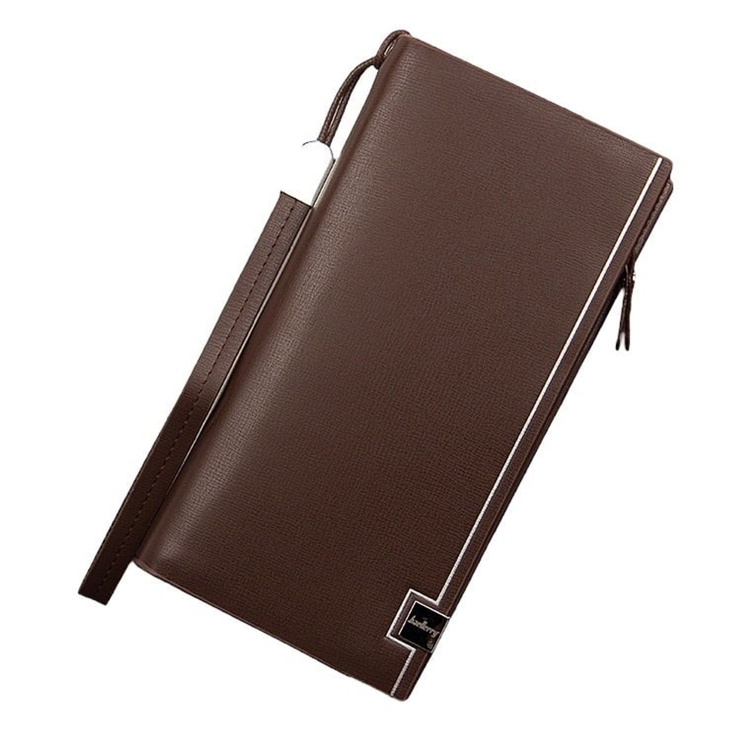 Porta Chequera Chequeras De Cuero Hombre BAELLERRY Chequera Hombre