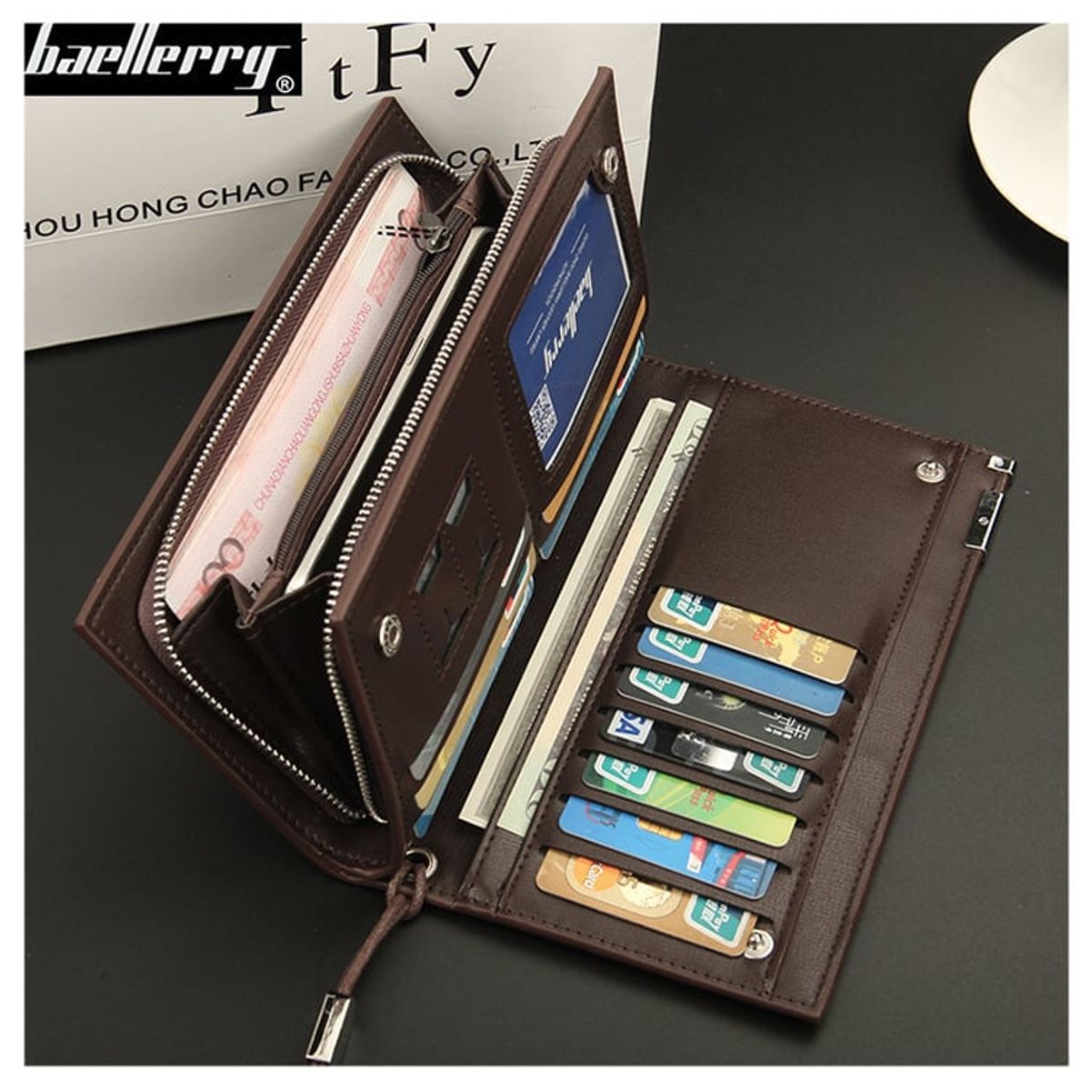 BAELLERRY - Chequera Hombre De Cuero Pu Baellerry Mod Dustin