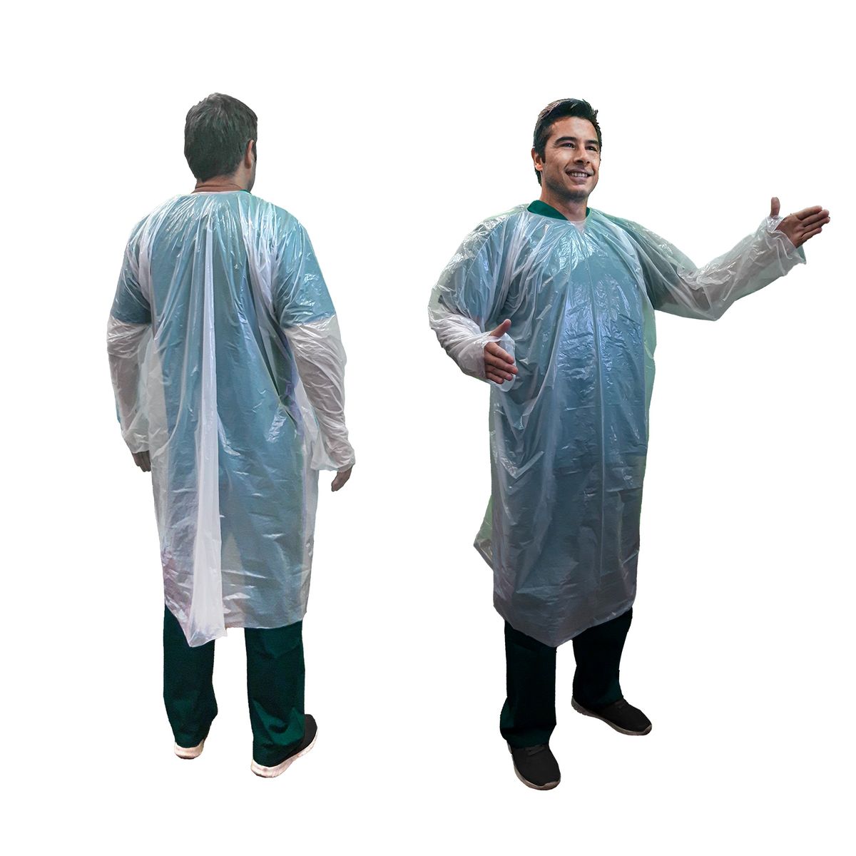 MIKE'S - Pechera Desechable con Ojal Abre Fácil 10 Unidades MIKE'S