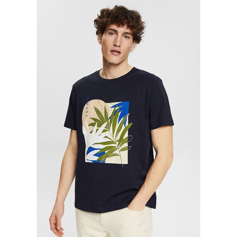 ESPRIT - Polera Con Estampado De Plantas Esprit ESPRIT