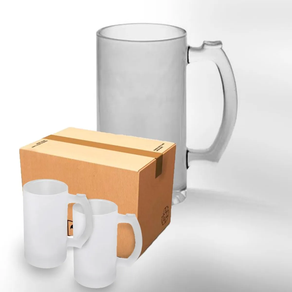 DETODOYMAS - Schoperos Sublimables de Vidrios Empavonado 16Oz 24 unidades - Turquesa