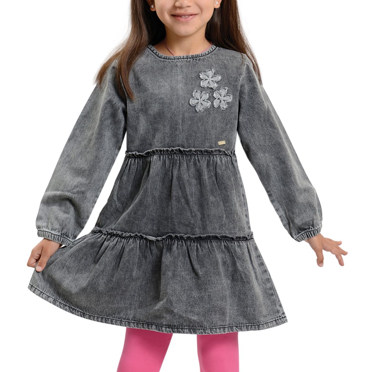 EXCEPTION - Vestido Mezclilla Algodón Niña Exception