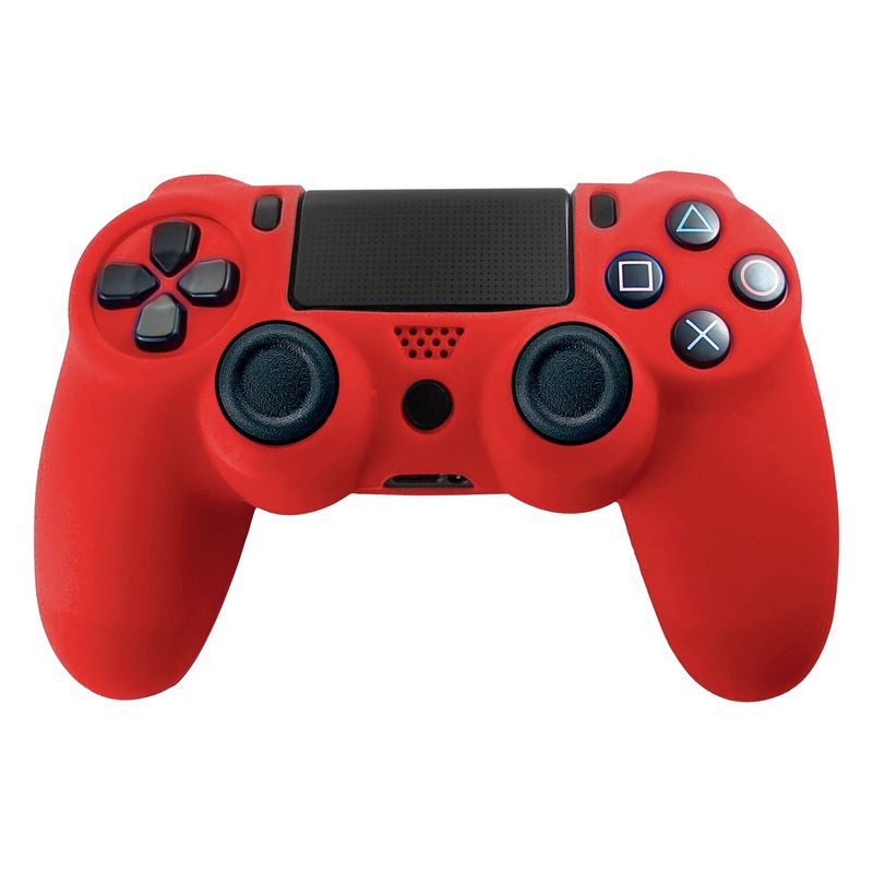ULTRA - Funda Protectora de Silicona Control PS4 Rojo