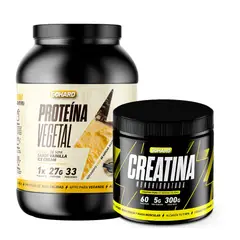 GOHARD - PROTEÍNA VEGETAL VAINILLA PACK CREATINA MONOHIDRATADA 60 Sv