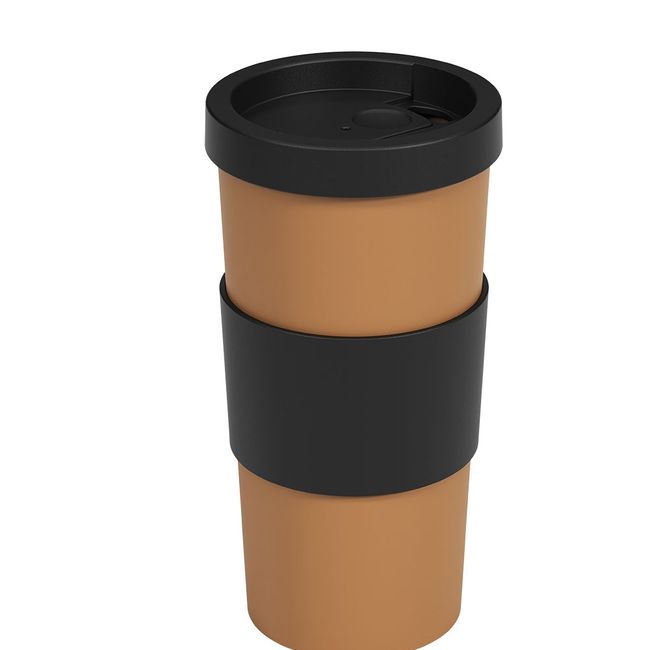 COZA - VASO MUG PARA CAFÉ 500 ML TRANSLÚCIDO CAFÉ