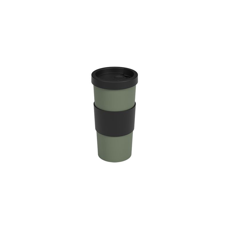 COZA - VASO MUG PARA CAFÉ 500 ML TRANSLÚCIDO VERDE