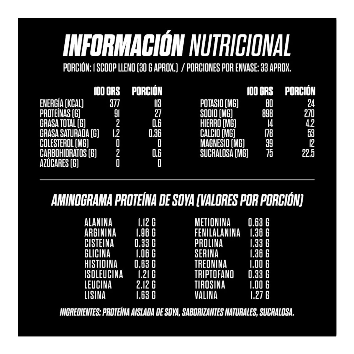 GOHARD - PROTEÍNA VEGETAL VAINILLA 33 SV GOHARD