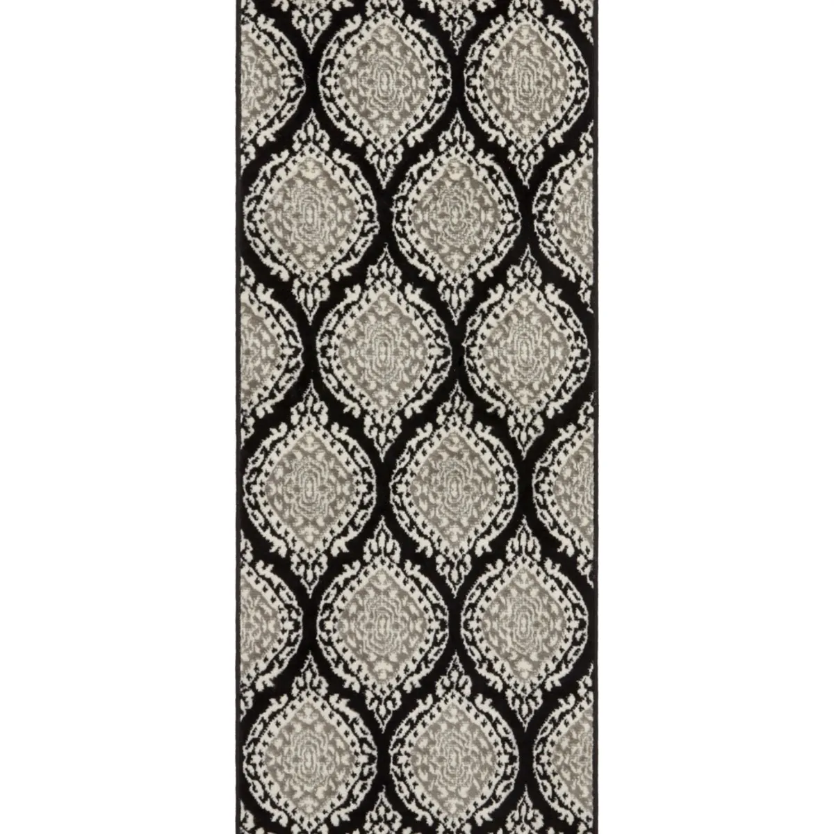 MODA ALFOMBRAS - ALFOMBRA KASHAN KING PASILLO  NEGRA 61X213CM