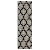 ALFOMBRA KASHAN KING PASILLO NEGRA 61X213CM