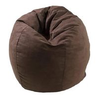 Puff Gamuza M Café Tamaño Niños