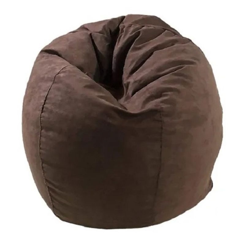 REHUCE - Puff Gamuza M  Café Tamaño Niños