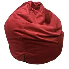 REHUCE - Puff Gamuza tamaño M rojo