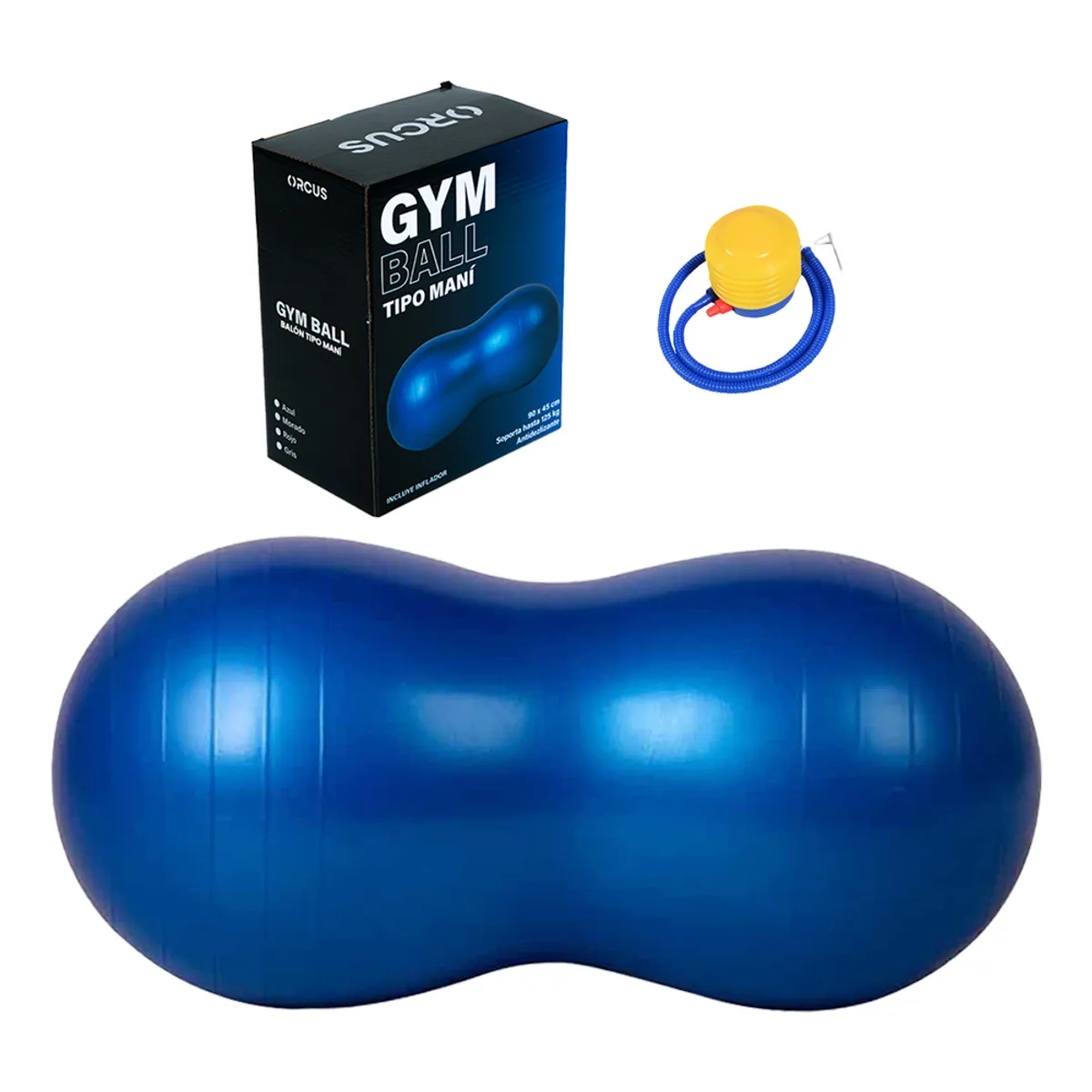 ORCUS - PELOTA PILATES MANÍ 90 X 45 CM ORCUS