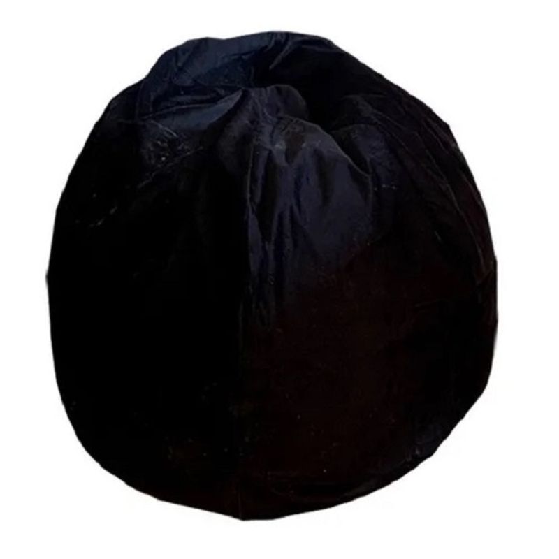 REHUCE - Puff Pera M Gamuza Color Negro