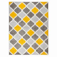 ALFOMBRA FLORIDA AMARILLO 160 cm * 210 cm