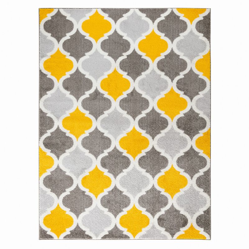 MODA ALFOMBRAS - ALFOMBRA FLORIDA AMARILLO 160 cm * 210 cm