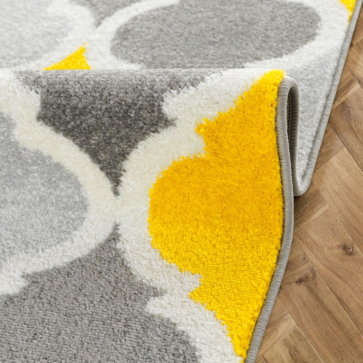 MODA ALFOMBRAS - ALFOMBRA FLORIDA AMARILLO 200 cm * 290 cm