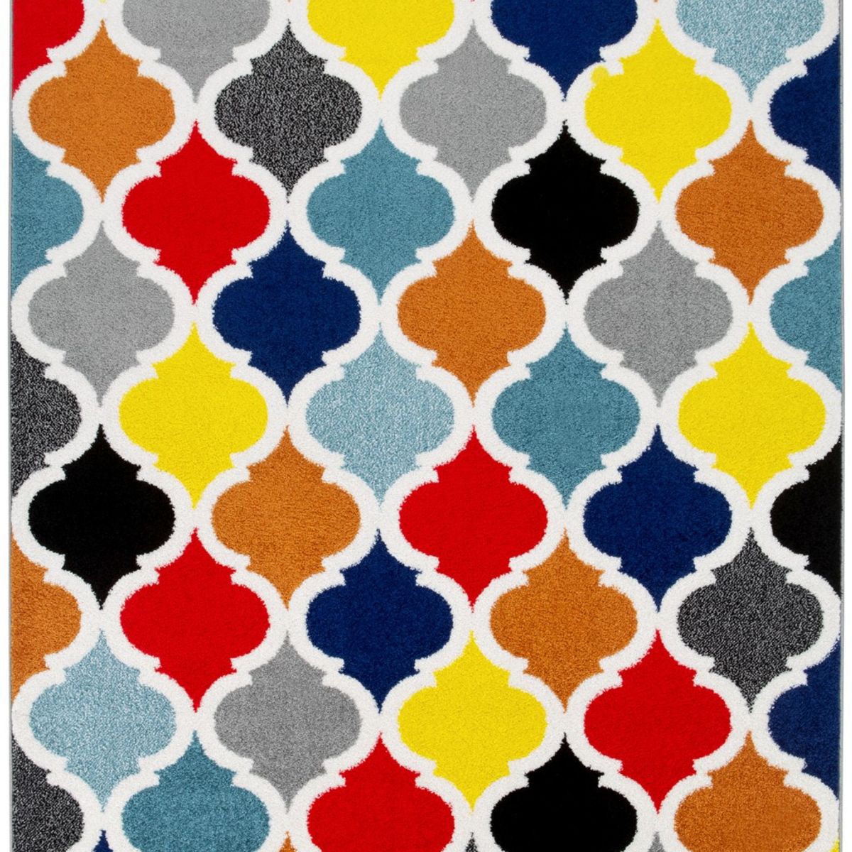 MODA ALFOMBRAS - ALFOMBRA FLORIDA MULTICOLOR 160 cm * 210 cm.