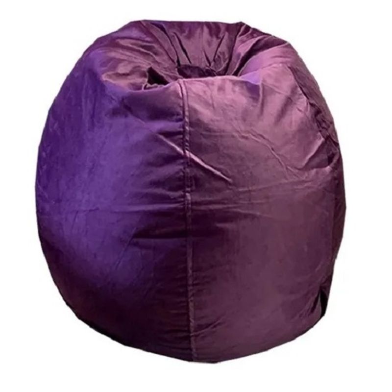 REHUCE - Puff Gamuza tamaño M morado