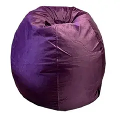 REHUCE - Puff Gamuza tamaño M morado