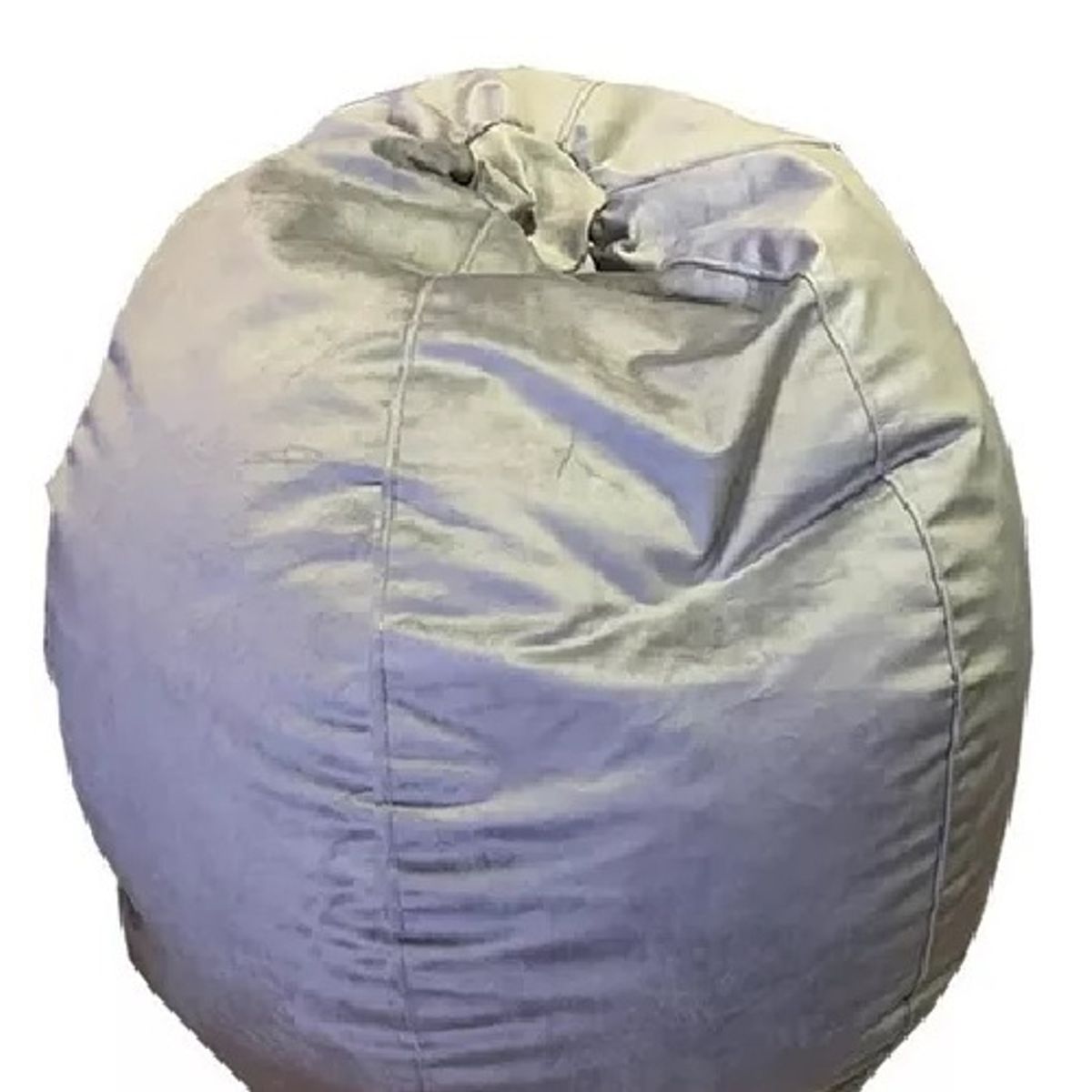 REHUCE - Puff Pera M Gamuza Color Gris