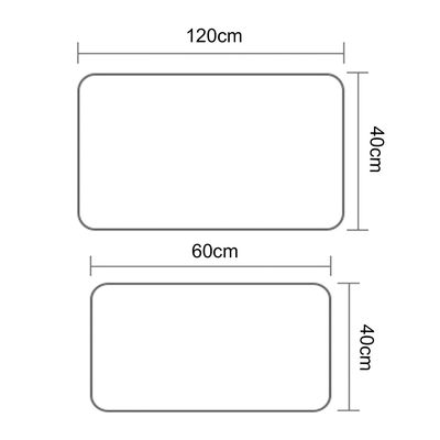 Imagen 2 del producto Set 2 Alfombra 40x120 Y 40x60 Cm Cocina Piso Antideslizante