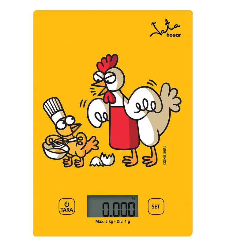JATA - Balanza electrónica de cocina modelo 731k marca Jata