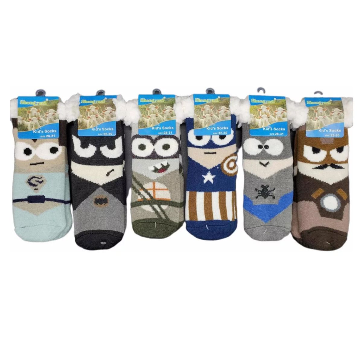 EVERSO - Pack 3 Calcetin Chiporro Antideslizante Para Niño