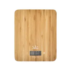 JATA - Balanza electrónica cocina bamboo 15 Kg