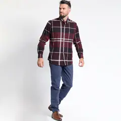 MCGREGOR - CAMISA MANGA LARGA VILLELA CUADRILLÉ YD REGULAR FIT SPANDEX