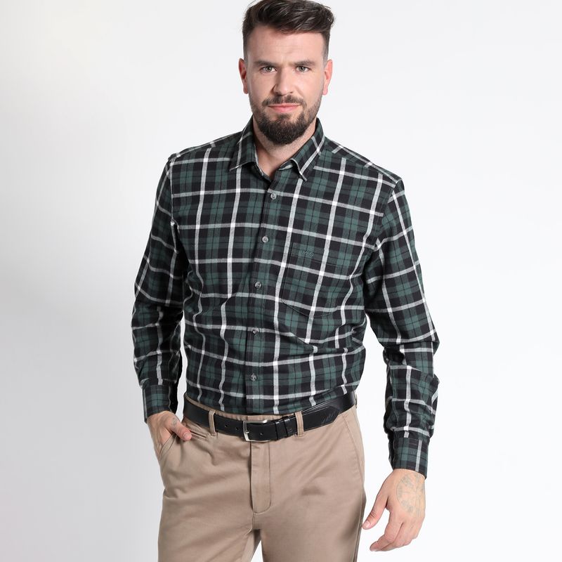 MCGREGOR - CAMISA MANGA LARGA VILLELA ESCOCESA YD REGULAR FIT MCGREGOR