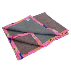 BELLAVISTA OVEJA TOME - Frazada Lana Doble Faz Cuna Rosa Gris