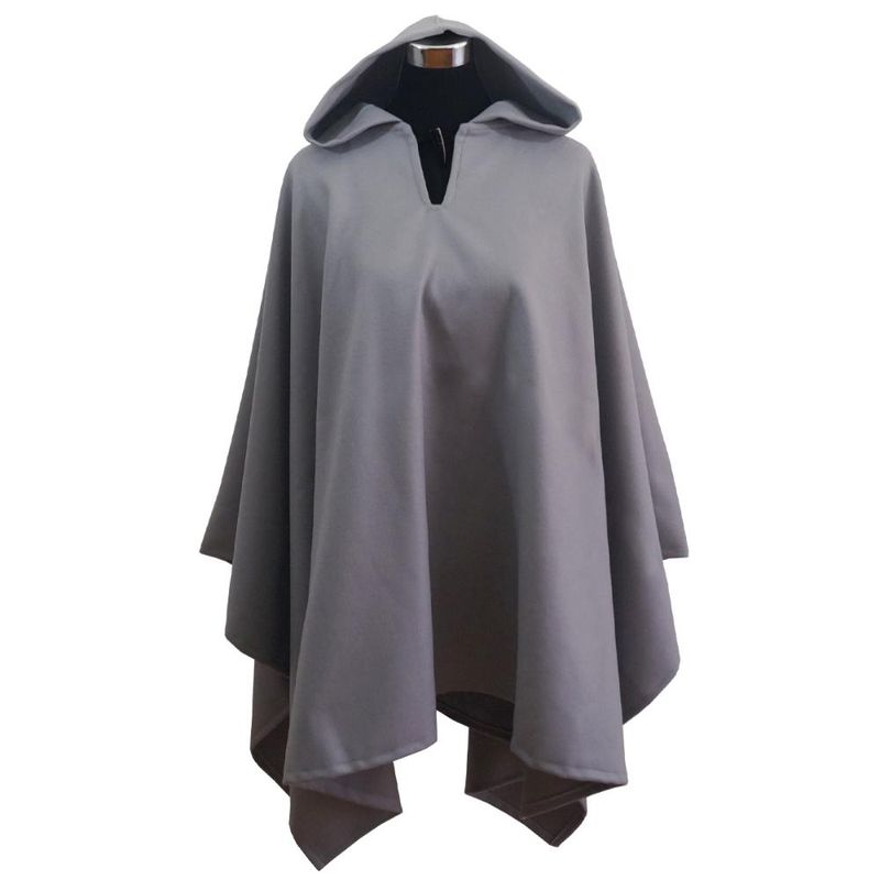 BELLAVISTA OVEJA TOME - Poncho Capucha 100% Lana - Largo