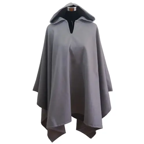 BELLAVISTA OVEJA TOME - Poncho Capucha 100% Lana - Largo