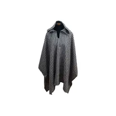 BELLAVISTA OVEJA TOME - Poncho Capucha 100% Lana - Largo