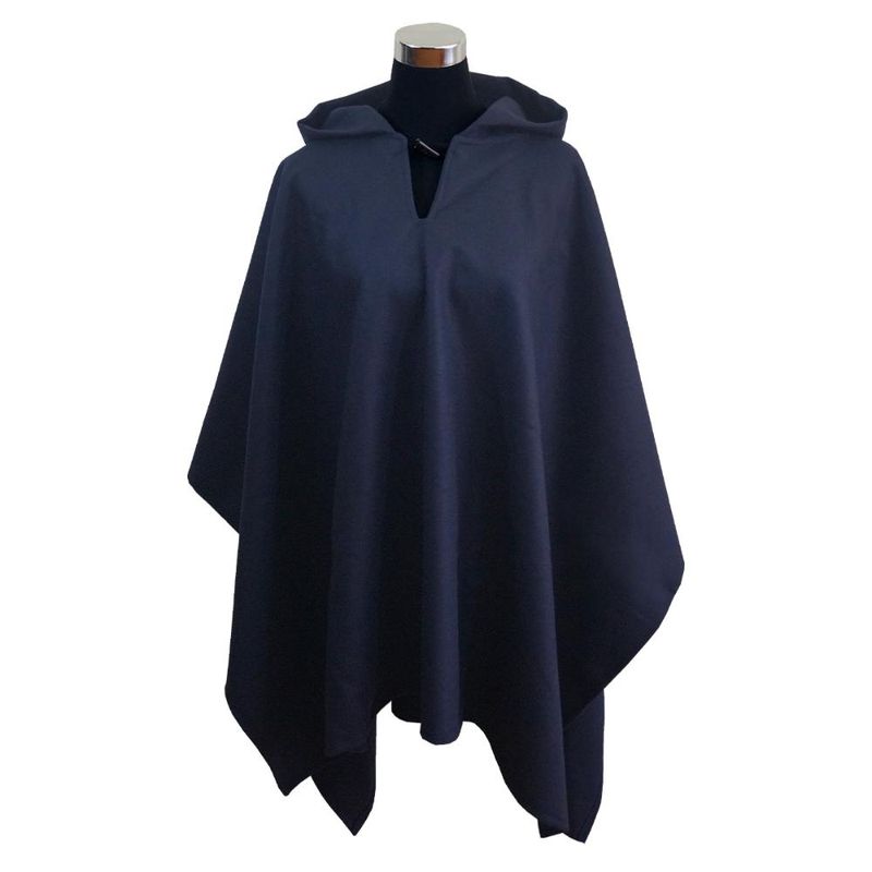 BELLAVISTA OVEJA TOME - Poncho Capucha 100% Lana - Largo