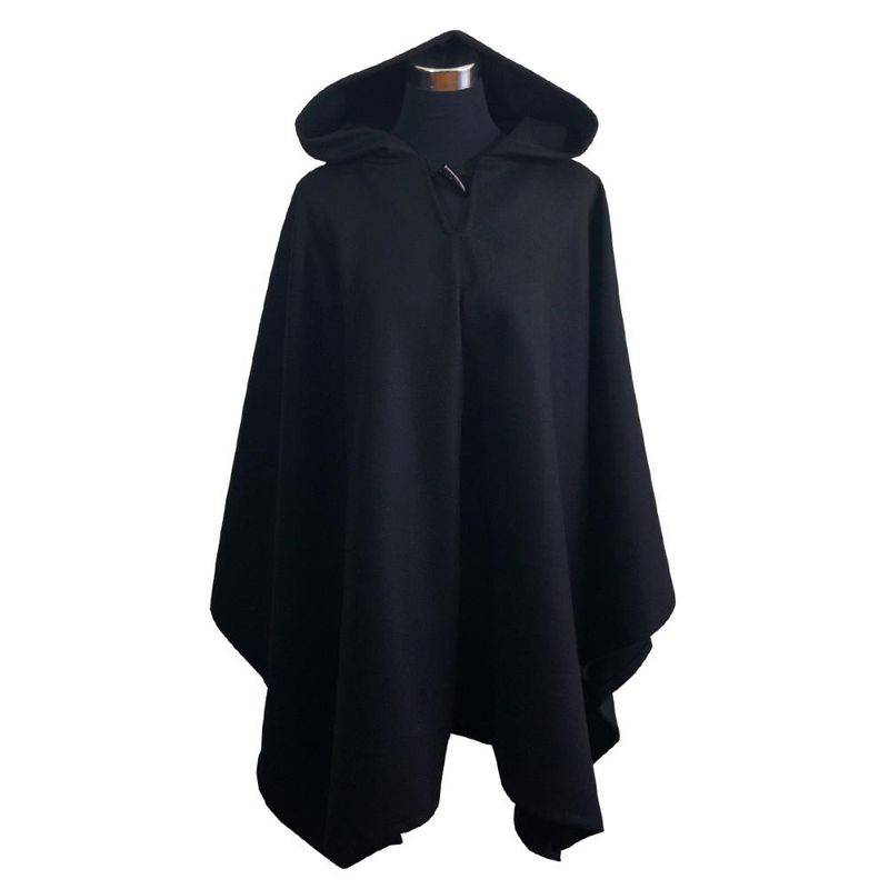 BELLAVISTA OVEJA TOME - Poncho Capucha 100% Lana - Largo
