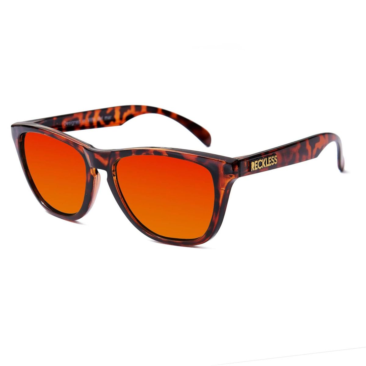 RECKLESS - Lentes de Sol Reckless Fork V2 Tortoise/Red uv 400