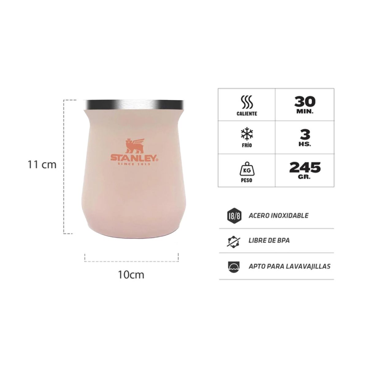 STANLEY - MATE STANLEY ROSADO 236 ML STANLEY