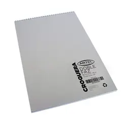 ARTEL - Croquera Doble Faz Espiral 1/4 50 Hojas