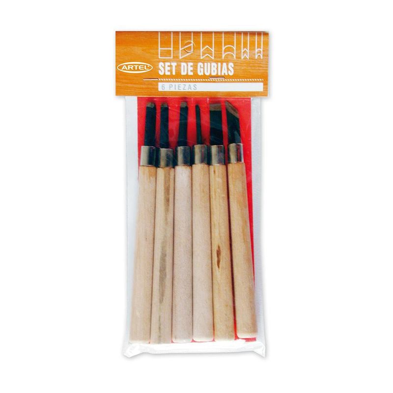 ARTEL - Set 6 Gubias para Tallar Artel ARTEL