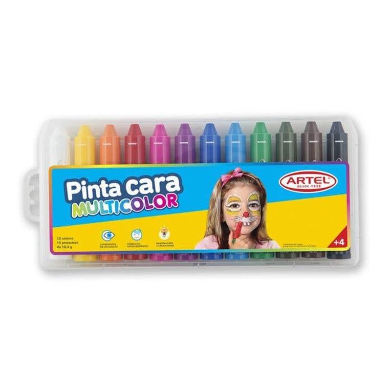 ARTEL - Pinta Cara 12 Colores Artel