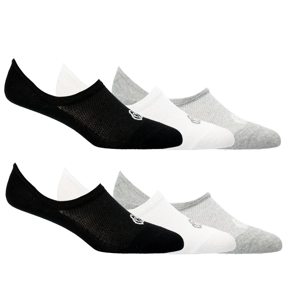 BSOUL - Pack 6 Calcetines No Show Cut Hombre Multicolor BSOUL